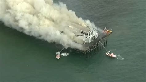 oceanside pier fire video