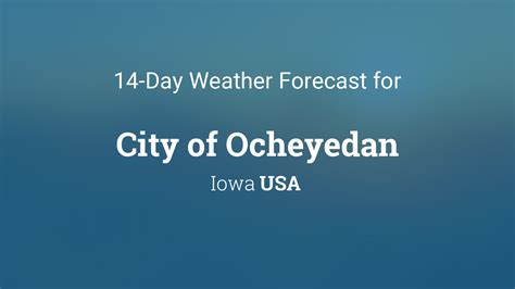Ocheyedan Iowa Weather