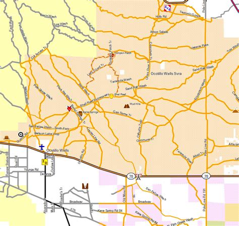 ocotillo wells trail map