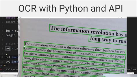 ocr and text recognition