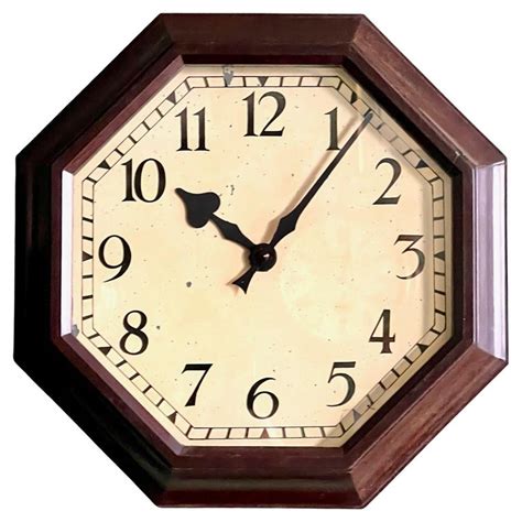 Octagonal Wall Clock