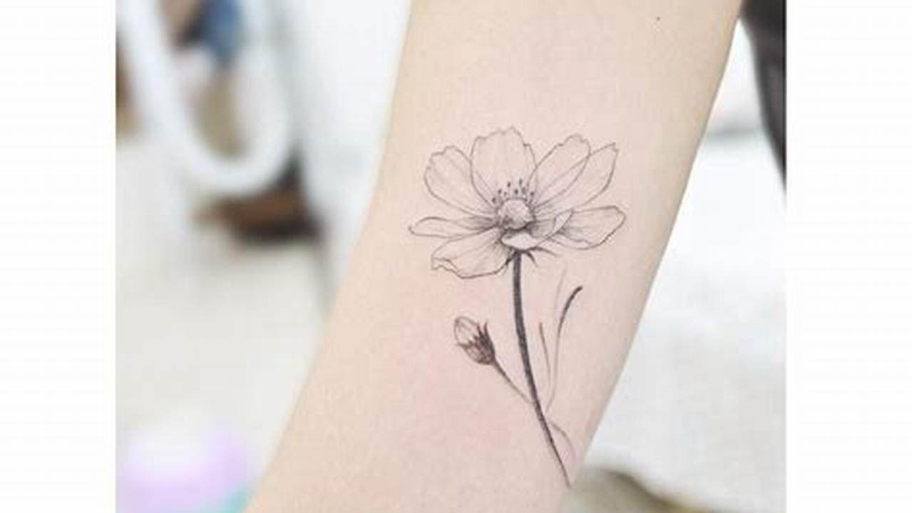 Discover the Enchanting World of October Birth Flower Tattoos in Black and White