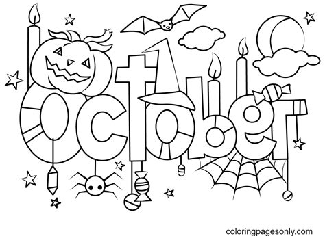 Top 10 October Coloring Pages Free Coloring Pages for Kids