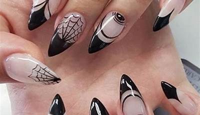 October Nails Witchy
