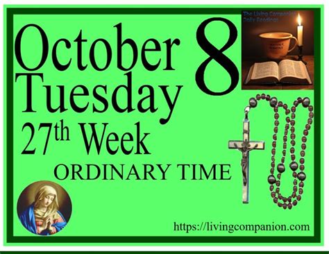 October 8 Daily Reflection