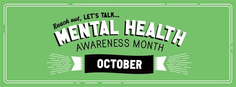 october mental health awareness month
