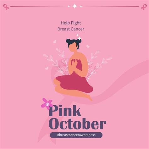 October Pink Poster: Early Breast Cancer Detection