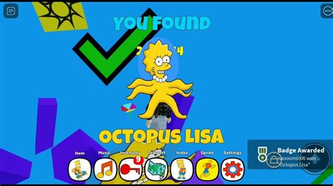 octopus lisa find the simpsons