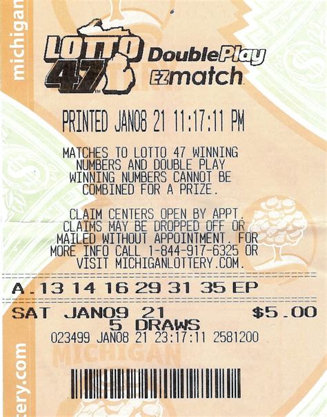 odds of winning michigan lotto 47 jackpot