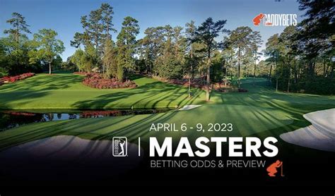 odds on the masters 2023