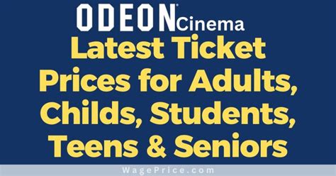 odeon brighton ticket prices