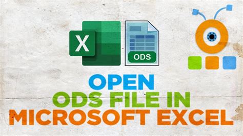 Ods File Into Excel