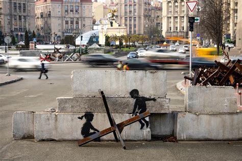oeuvre de banksy en ukraine