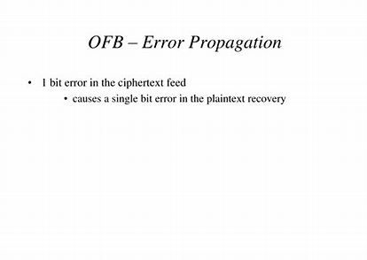 OFB error on activation LG