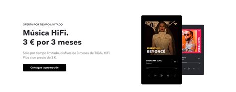 oferta tidal 3 meses