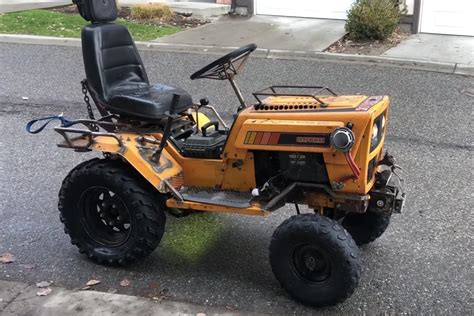 This OffRoad Lawn Mower on 38Inch Mud Tires Can Flex with the Best