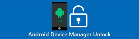 off Lock Android device Manager
