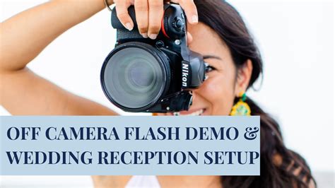 Off Camera Flash Setup Wedding Reception