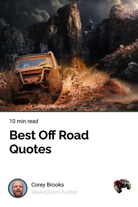 Off-road quotes mastering the unpredictable