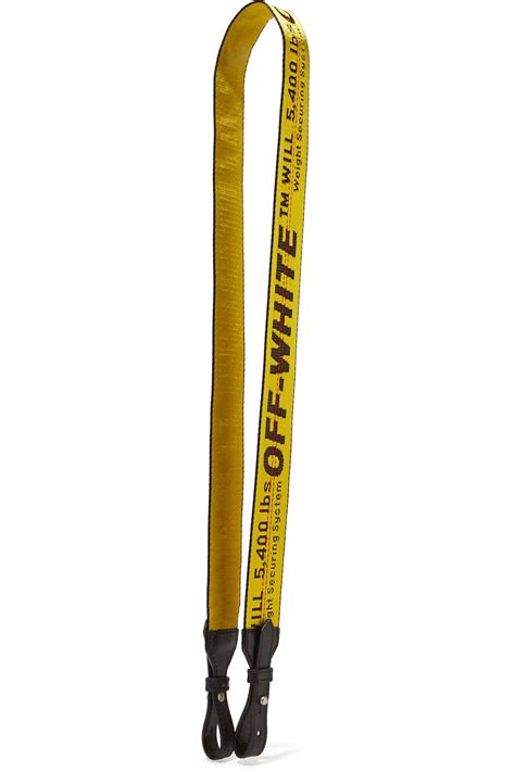 Off White Duffle Bag Strap