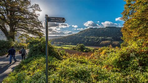 offa's dyke path in monmouthshire