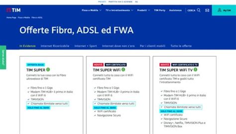 Offerte Tim Solo Adsl