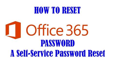 How to set up selfservice password reset in Office 365 SPGuides