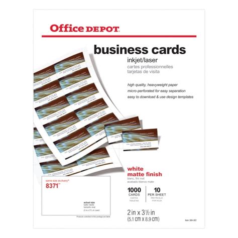 Office Depot Business Cards: The Perfect Solution For Your Business
