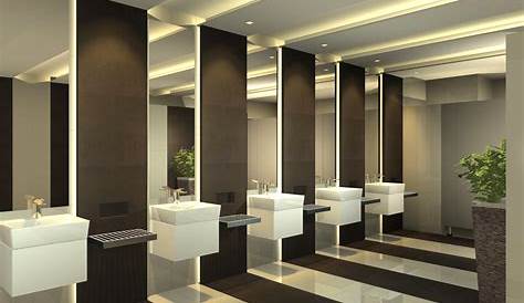 Office Toilet Design Plan Public With Sanitary Layout Cadbull