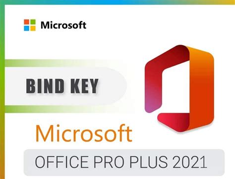 office 2021 email bind key
