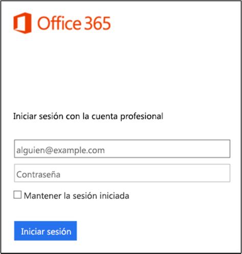 office 365 inicio login