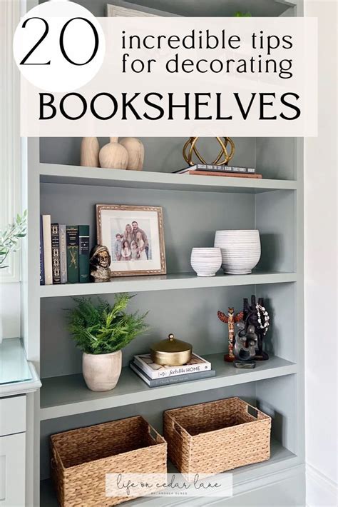 Office Bookcase Decorating Ideas