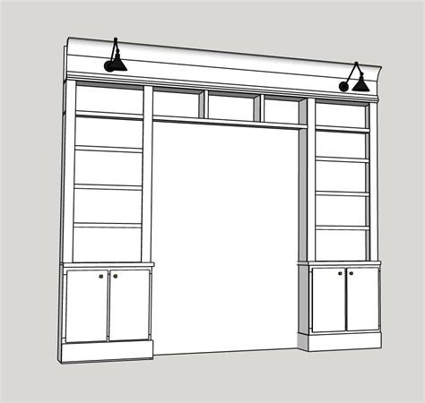 Office Bookshelf Plans