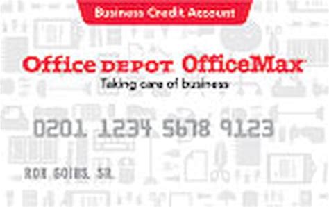 office depot business credit card contact