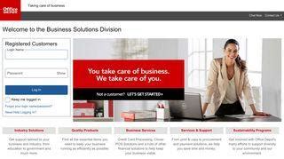 office depot business login benefits