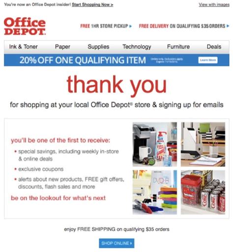 Office Depot Emails