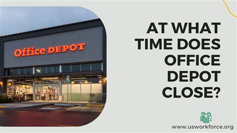 office depot hours open