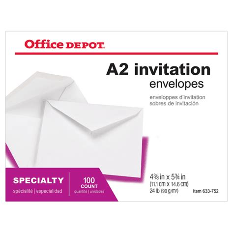office depot note and envelopes