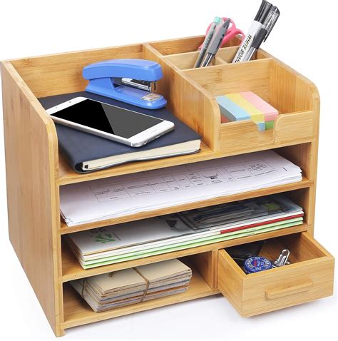 office desk and storage