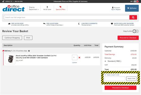 Office Direct Voucher Code