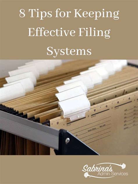 Office Filing Tips
