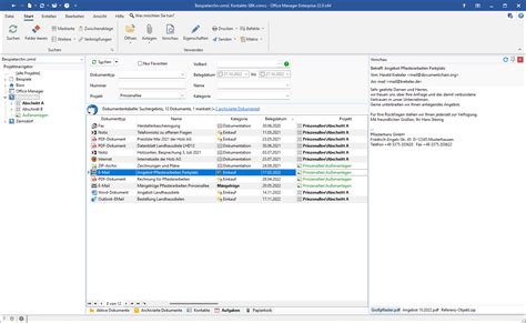 Office Manager Details