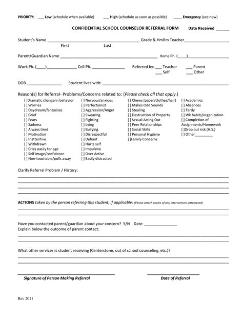 office referral school form