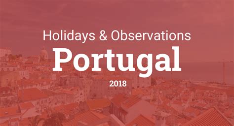 official holidays in portugal
