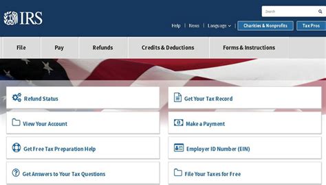 official irs website tax return