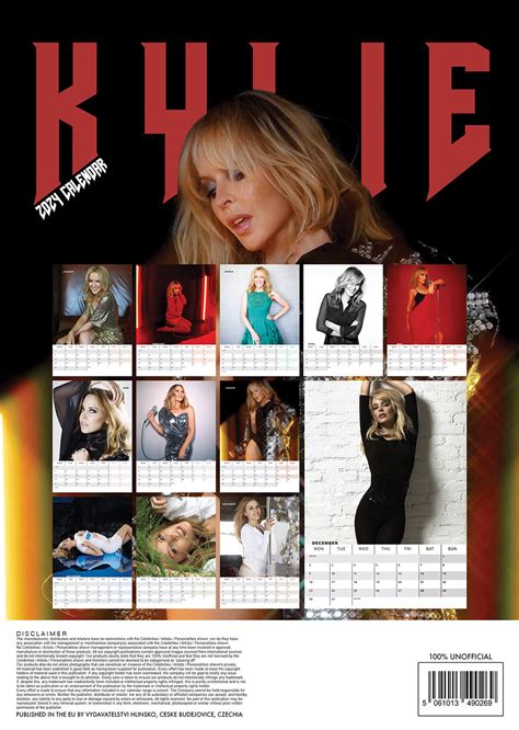 official kylie minogue calendar 2024