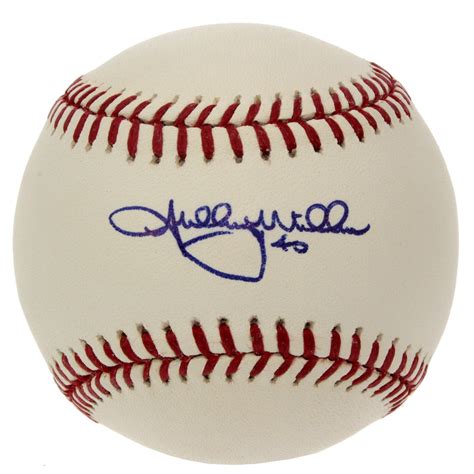 official major league autographed baseball