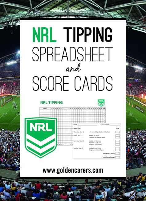 official nrl tipping competition