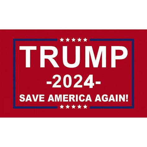 official trump 2024 flag
