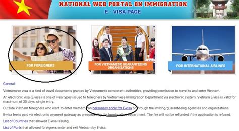 official website for vietnam visa application